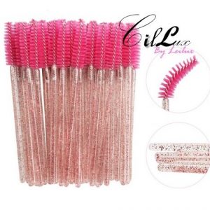 Lot de 20 brosses à cils pailletés
